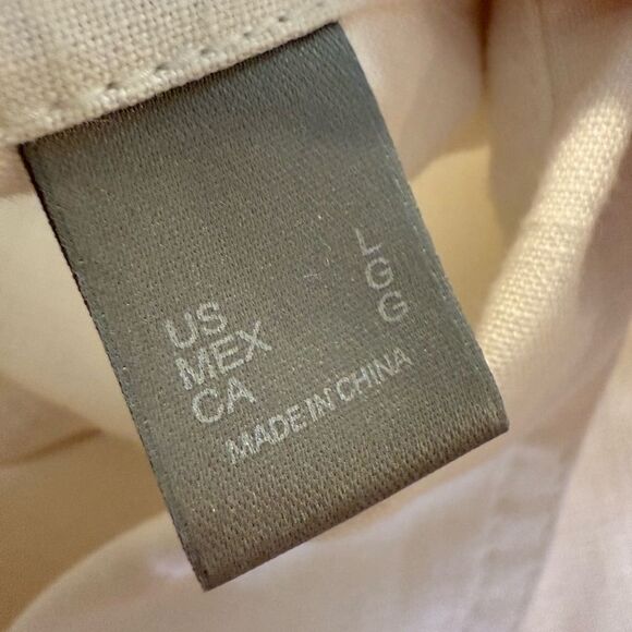 Liz Claiborne size L white button down blouse - Picture 10 of 10